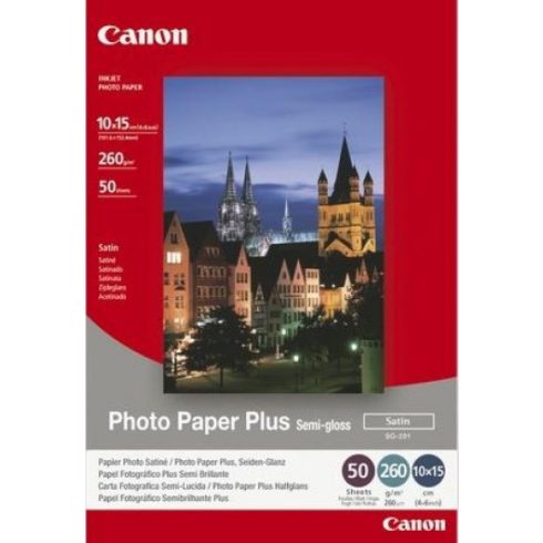 Canon SG-201S félfényes fotópapír (10x15cm, 50 lap, 260gr)