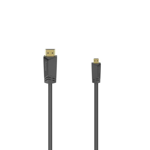 Hama FIC High Speed HDMI - micro HDMI kábel Ethernettel, 1,5 m, fekete (205016)
