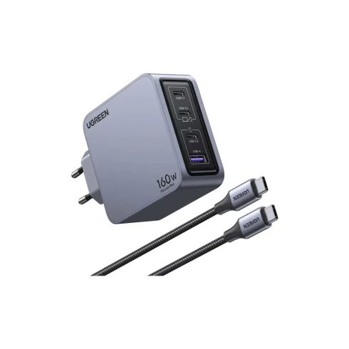 UGREEN Nexode Pro 160W 4 portos GaN gyorstöltő készlet EU X763