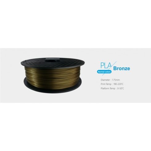 3D FILAMENT 1,75mm PLA Arany /1kg-os tekercs/