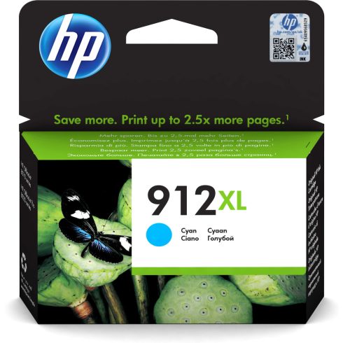 HP 3YL81AE Tintapatron Cyan 825 oldal kapacitás No.912XL
