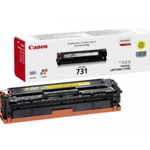 Canon CRG731 Toner Yellow  1.500 oldal kapacitás