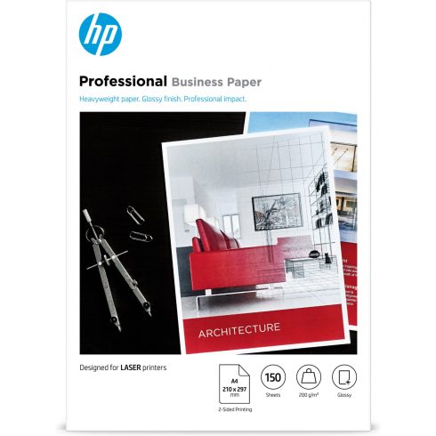 HP Professzionális üzleti fényes papír - 150 lap 200g (Eredeti)