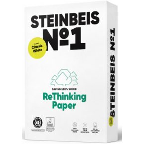   A/4 Steinbeis No.1 Classic White 80g. újrahasznosított másolópapír ISO 70-as fehérségű