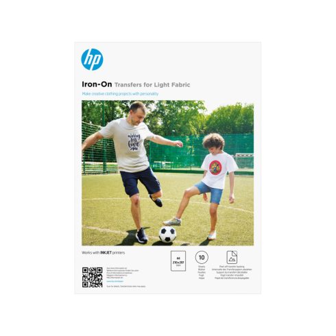 HP A/4 rávasalható matricák világos anyagokhoz - 10lap AA7N8A