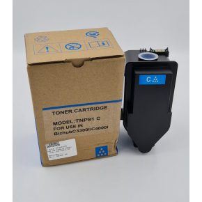   Utángyártott MINOLTA C3300i TNP81Y toner Yellow 9000 oldal kapacitás  RZ