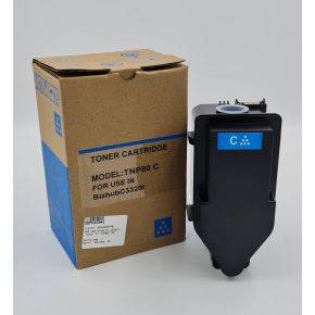   Utángyártott MINOLTA C3320i TNP80C Toner Cyan 9000 oldal kapacitás IK