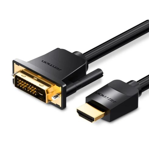 Vention HDMI -> DVI, (fekete), 3m, kábel