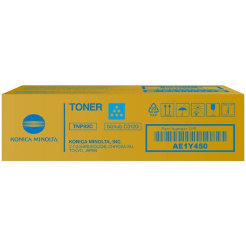 Konica-Minolta TNP92C Toner Cyan 4.000 oldalra