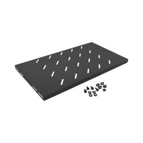   Lanberg AK-1001-B 19 1U MÉLY:270mm MAX:120kg 4 ponton rögzíthető fix fekete rack tálca"