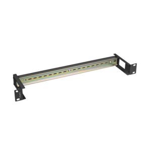 Lanberg AK-1801-B 19 1U fekete DIN sín panel"