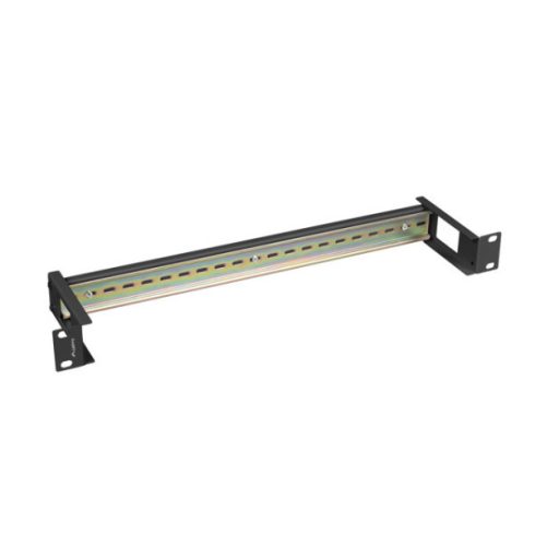 Lanberg AK-1801-B 19 1U fekete DIN sín panel"
