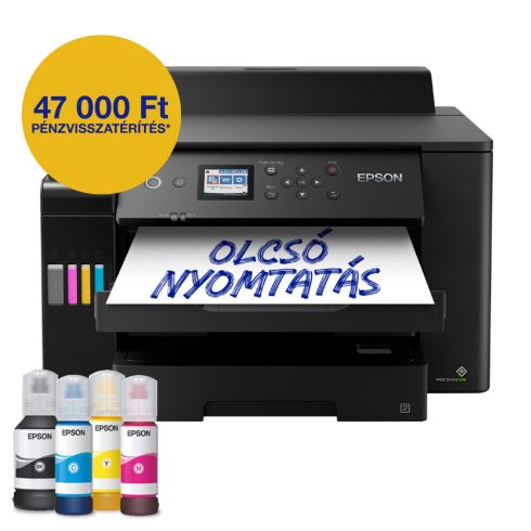 Epson EcoTank L11160 A3+ színes tintasugaras egyfunkciós nyomtató