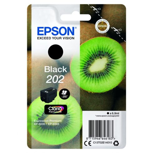 Epson T02E1 Tintapatron Black 6,9ml No.202