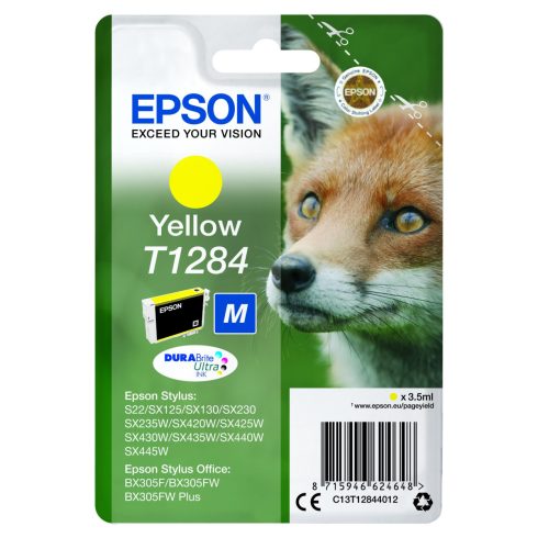 Epson T1284 Tintapatron Yellow 3,5ml