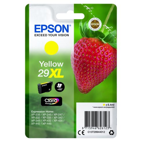 Epson T2994 Tintapatron Yellow 6,4ml No.29XL