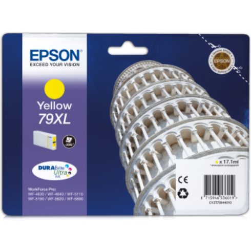 Epson T7904 Tintapatron Yellow 17,1ml No.79XL