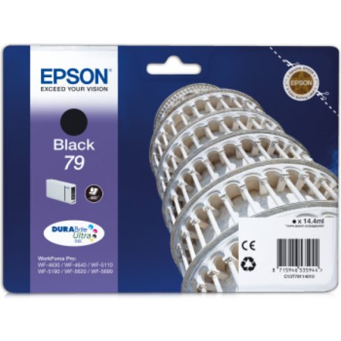 Epson T7911 Tintapatron Black 14,4ml No.79