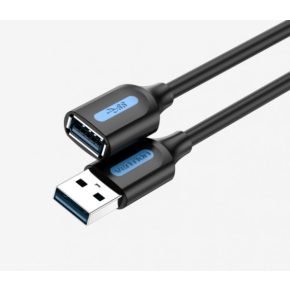   Vention USB-A 3.0/M -> USB-A 3.0/F,  (hosszabbító,PVC), 0,5m, kábel