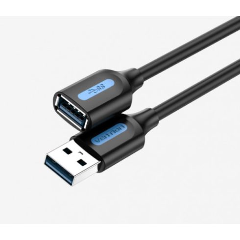 Vention USB-A 3.0/M -> USB-A 3.0/F,  (hosszabbító,PVC), 0,5m, kábel