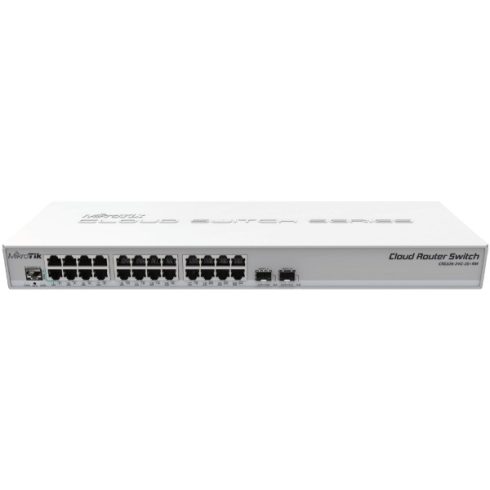 MikroTik CRS326-24G-2S+RM 19" 1U 24xGbE LAN 2x10G SFP+ port Cloud Router Switch