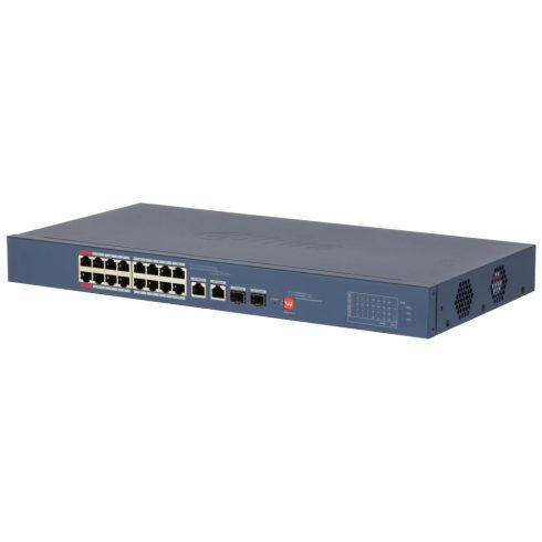 Dahua CS4218-16ET-135 16x10/100 Mbps PoE + 2x1 Gbps RJ-45/SFP Combo Uplink, 135W, Cloud Managed PoE Switch