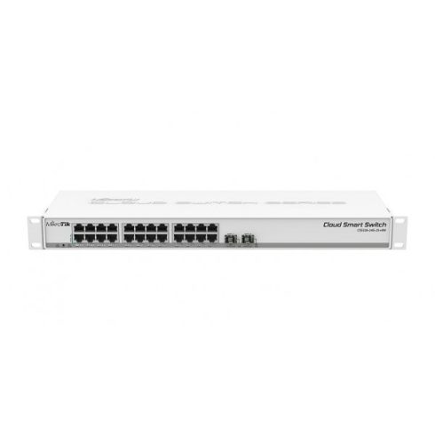 MikroTik CSS326-24G-2S+RM 19" 1U 24xGbE LAN 2x10G SFP+ port Cloud Smart Switch