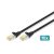 DIGITUS DK-1644-A-050-BL-10 Cat.6A S/FTP LSZH 5m fekete patch kábel (10db/csomag)