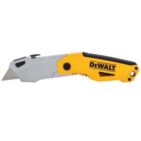 DEWALT Kés, önbetöltő, visszahúzható, fémházas, szerszám nélküli