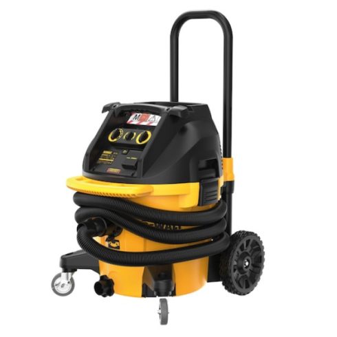 DEWALT Porszívó, 38L, építőipari, M osztály, ipari szűrővel