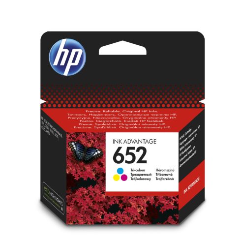 HP F6V24AE Tintapatron Color 200 oldal kapacitás No.652