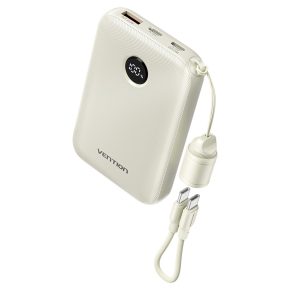 Vention FKAN0-C 10000mah, (bézs,22,5W), powerbank