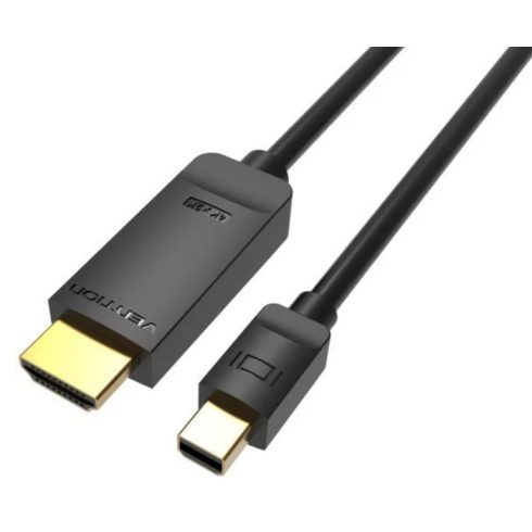 Vention mini Displayport 4K -> HDMI, (fekete), 3m,  kábel