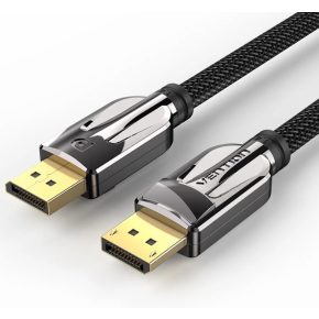  Vention Displayport/M -> Displayport/M (fekete), 3m,  kábel