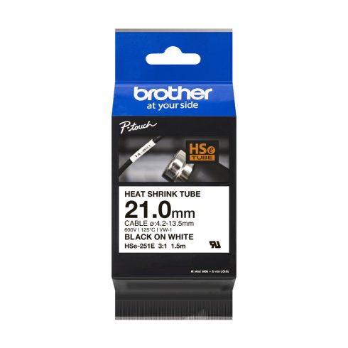 Brother HSe-251E 21 mm széles 1,5 méter hosszú szalagkazetta