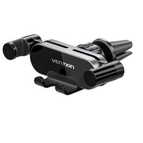   Vention telefon ( mechanikus rögzítéses, szellőzőrácsra, autós, fekete), tartó
