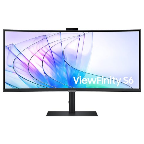 SAMSUNG 34 LS34C652VAUXEN ViewFinity S6 S65VC UWQHD VA 21:9 5ms ívelt ultrawide monitor"