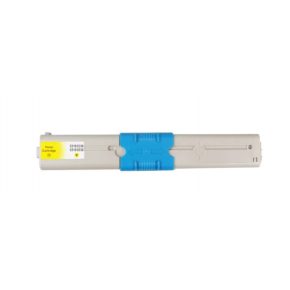   Utángyártott OKI C310/510/MC361 Toner Yellow 2.000 oldal kapacitás WHITE BOX