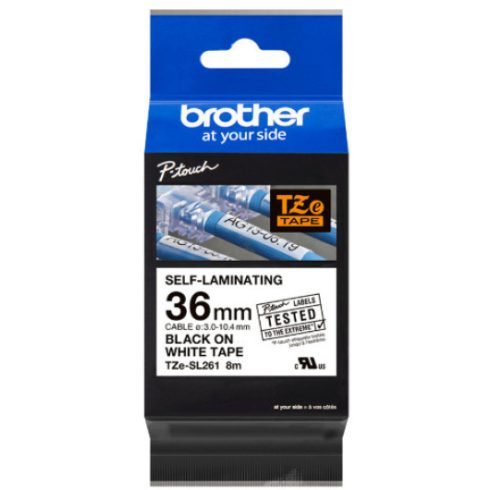 Brother TZE-SL261 36mm széles, 8m hosszú szalagkazetta