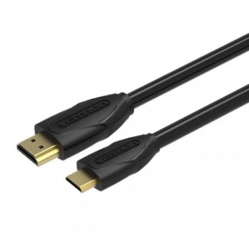 Vention mini HDMI/M -> HDMI/M, (fekete) 1,5m, kábel